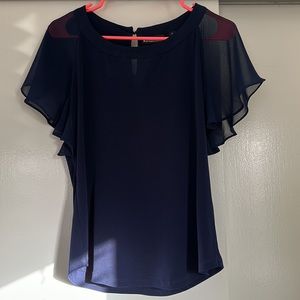 NY&Company Navy Blue Top (S)